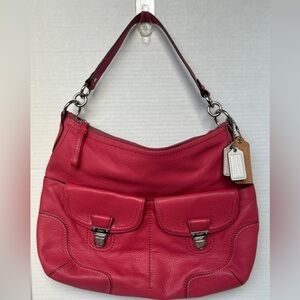 Coach Rare Watermelon Pink Poppy Avery Hobo
